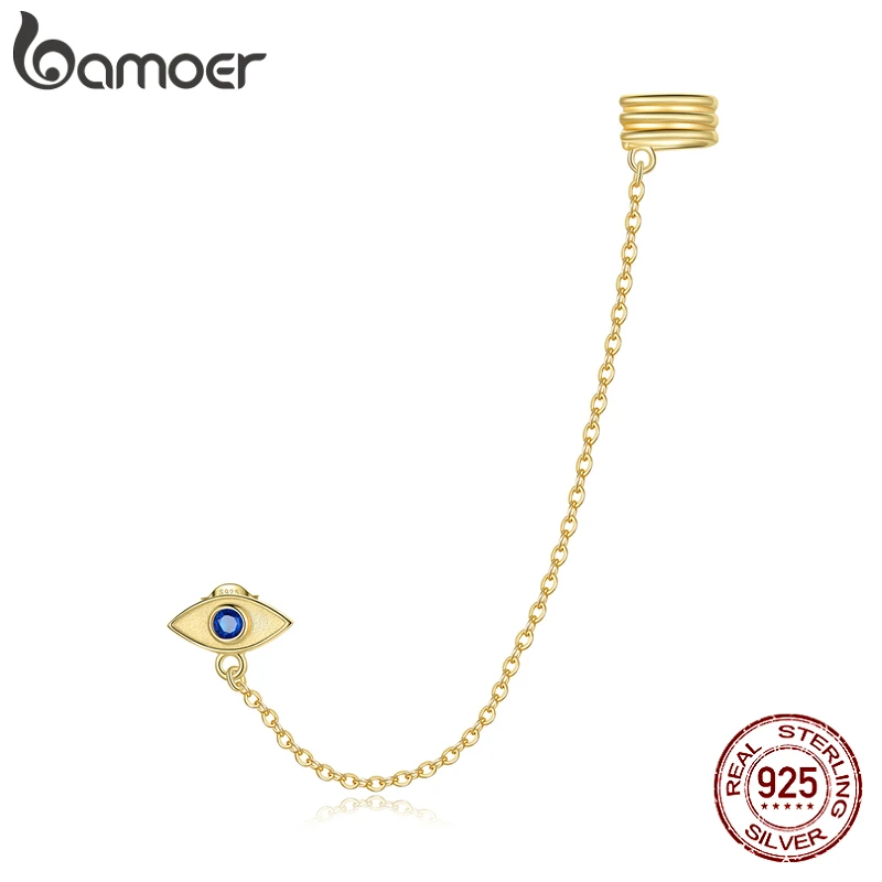 

Женские длинные серьги-клипсы bamoer SCE1096, серьги из стерлингового серебра 925 пробы с цепочкой, бижутерия, 1 шт.