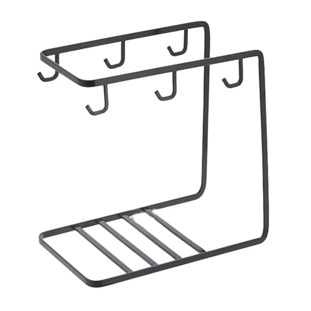 

Simplicity Cups Storage Holders Metal Plate Dish Drain Rack Household Mug Storage Shelf Coffee Cup Holder Kitchen Organizer