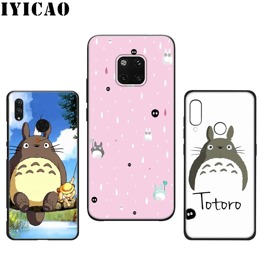 Anime Totoro Soft Silicone Case for Huawei Mate 30 Pro Lite Y9 Prime P9 P8 Cover |