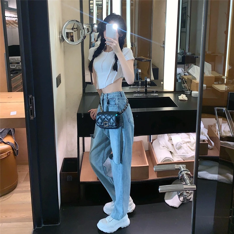 Футболка женская Асимметричная модный топ со складками милые популярные