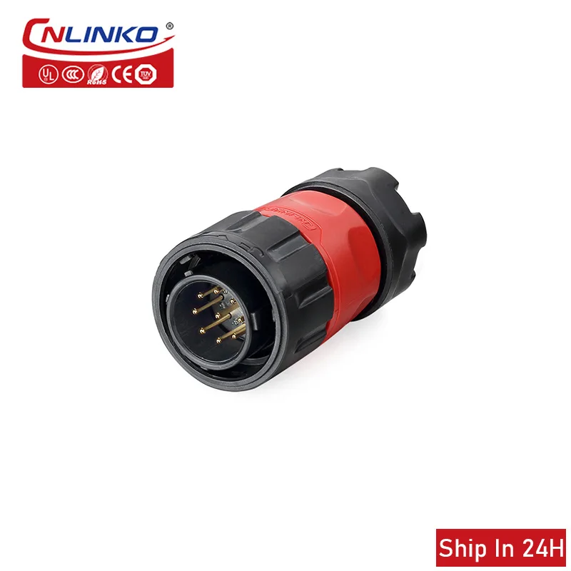 Cnlinko YM20 M20 Aviation 2 3 9pin Welding Cable Plug Socket Power Signal Connector for Hypermarket Car Marin Medical Equipment |