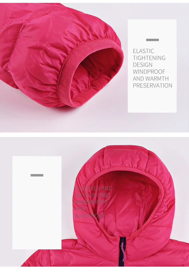 Короткая куртка на утином пуху белого цвета, пальто с гусиным пухом Northface с капюшоном для женщин и мужчин, ультра-светильник, теплая парка больших размеров