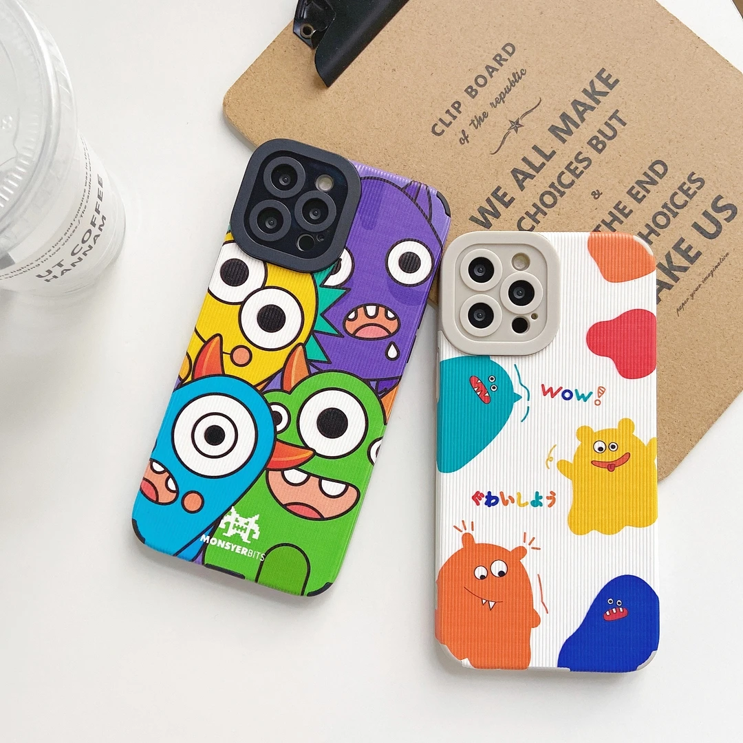 

Cartoon Pattern Antiskid Soft Case for iPhone 13Promax 13 12 12promax XR XS xsmax 11 11Promax 7p 8plus
