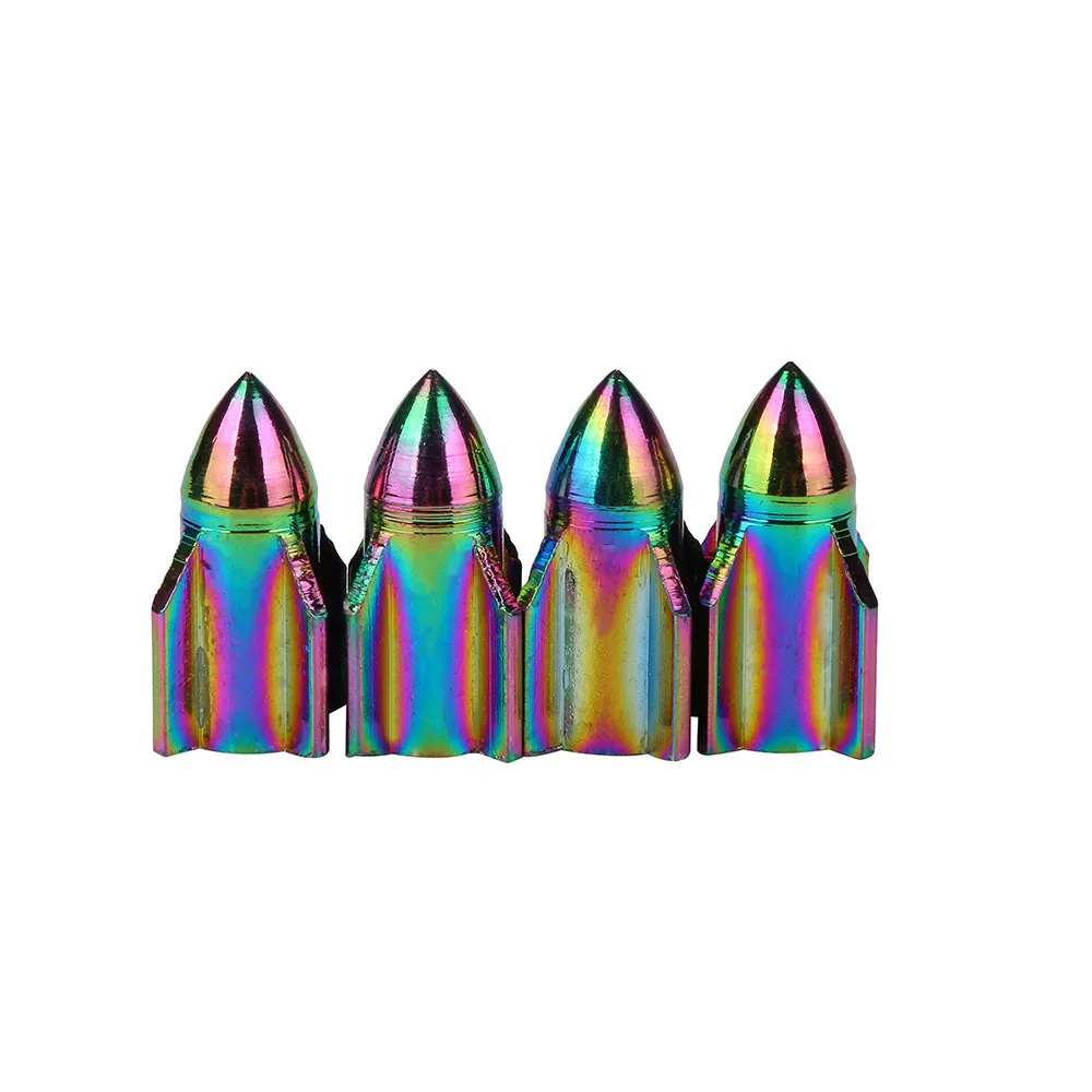 Шток клапана шины автомобиля крышки 4 шт. с болтовым креплением Алюминий Theftproof