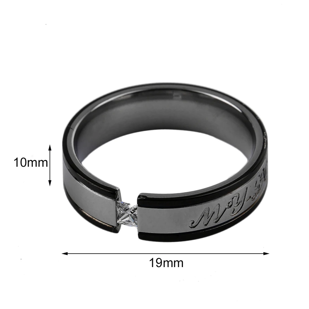 Кольцо обручальное из титановой стали для мужчин и женщин модное ювелирное