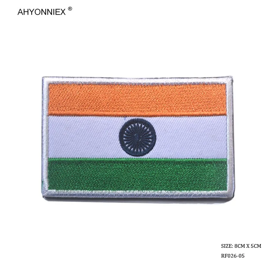 1 шт. 3D Флаг Южной Азии Индия Ирак Оман Катар вышивка патчи флаг страны нарукавник