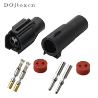 15102050sets 2 pin 2 8mm automobile waterproof black plug cylindrical male female connector dj70210y 2 8 11 dj70210y 2 8 21