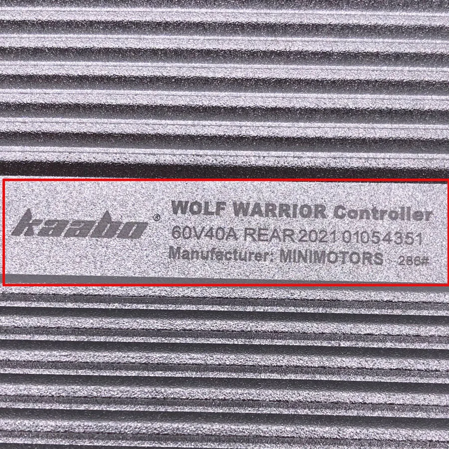 Фото Контроллер WW 60 в 40 А для электроскутера Kaabo Wolf Warrior 11 №5