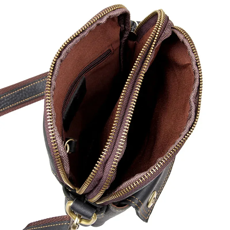 

Luxury Brand Design Men Handbag High Quality Leather Shoulder Bags for Men First Layer Cowhide Travel Organizer Messenger Bag