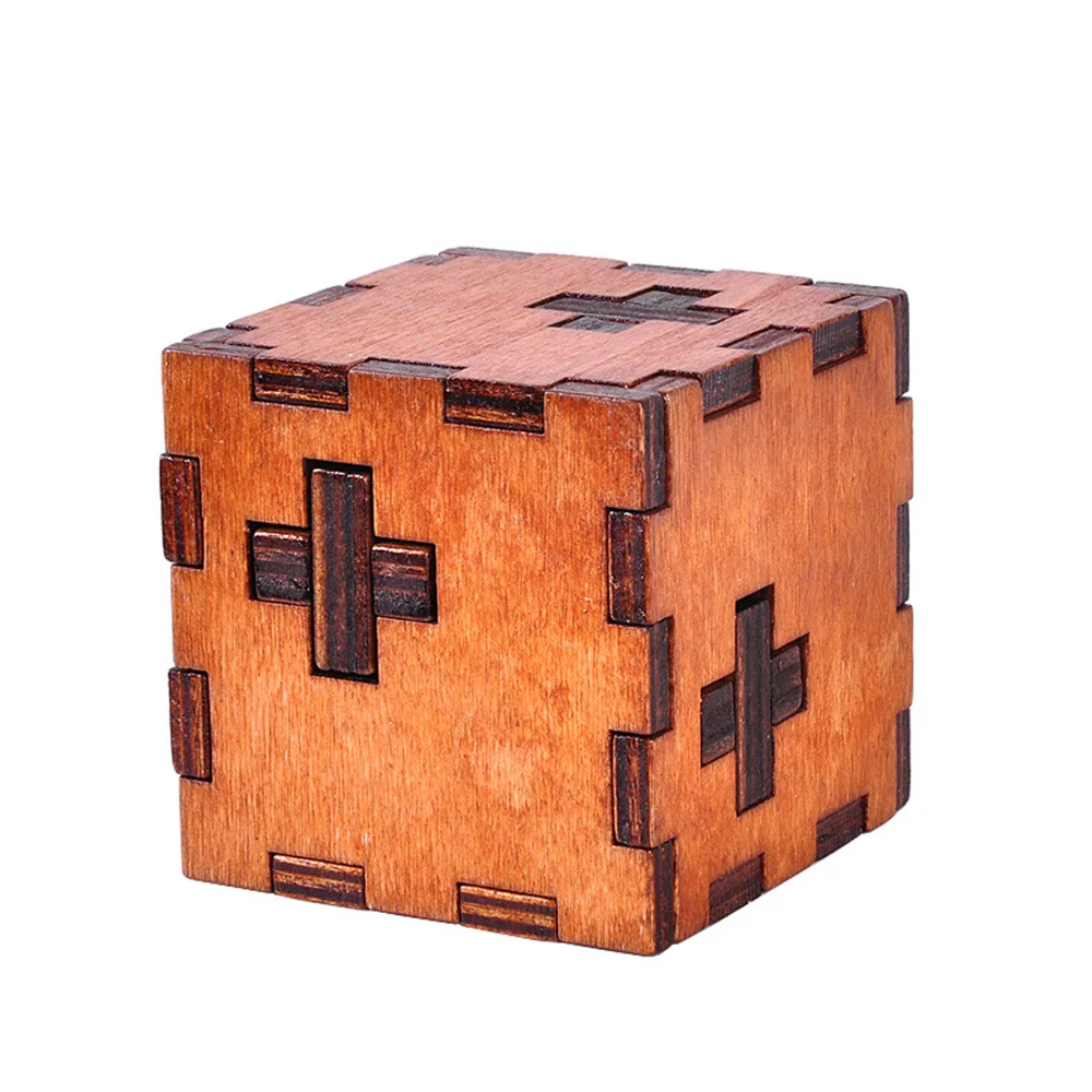 Деревянная секретная головоломка деревянная игрушка для мозга детей тест на