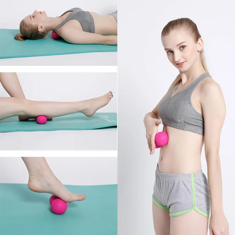 Мячик Myofascia арахисовый Массажный мяч фитнес фасции для тела массаж Йога