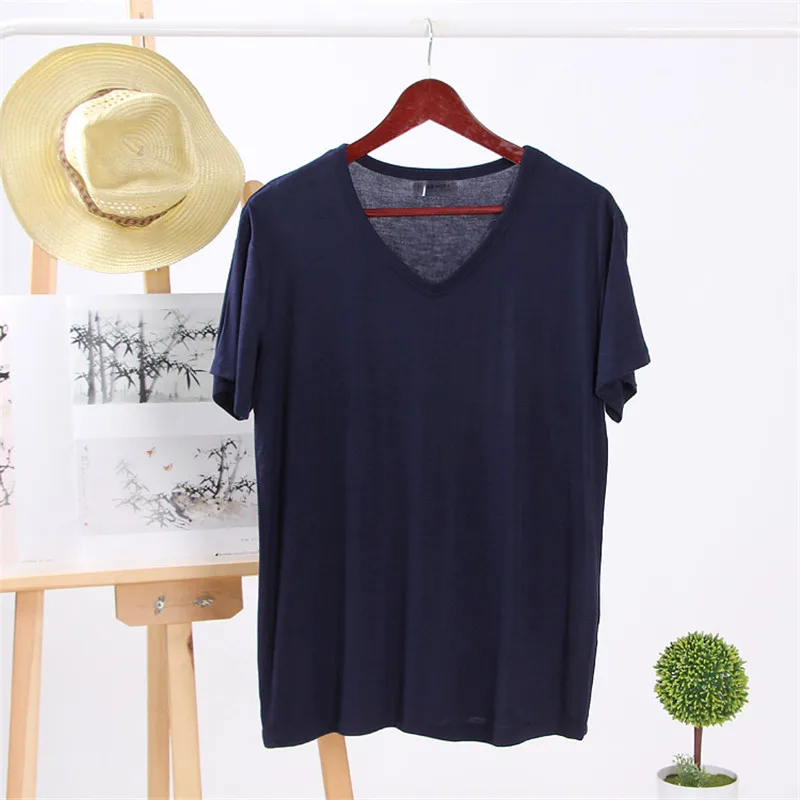 

6110-2018 summer short-sleeved t-shirt men's collar t-shirt middle-aged printed clothes summer men's clothing