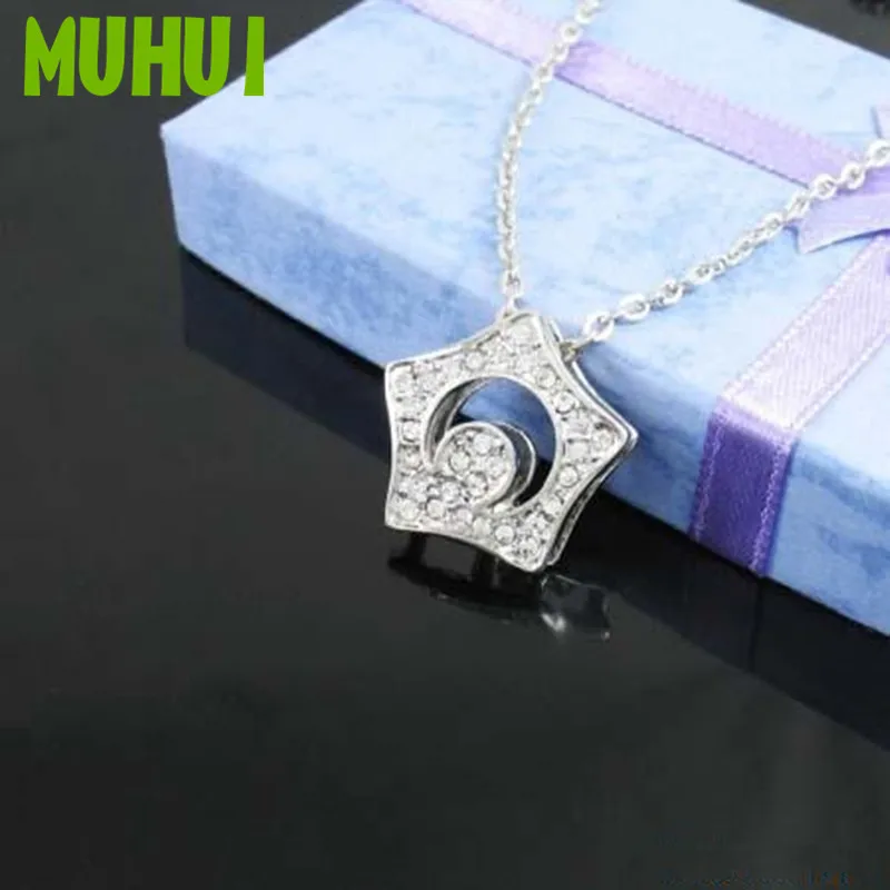 Бесплатная доставка Kpop мальчиков над цветами Ожерелье Подвеска в виде звезды со