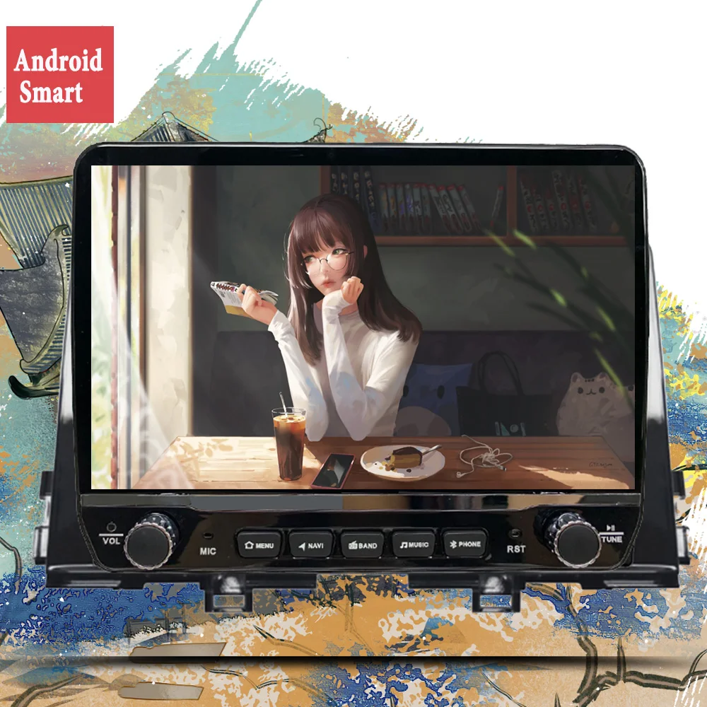

Octa Core Android 11.0 Car DVD GPS Navigation Player Deckless Car Stereo For KIA morning 2016 2017 2018 2019 2020 Radio Headunit