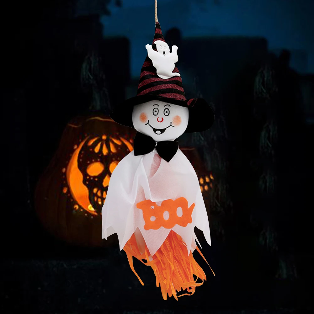 Halloween Horror Props Straw Ghost Pumpkin Key Chains Pendant Hanging Doll Home Party Decoration Kids Toys | Игрушки и хобби