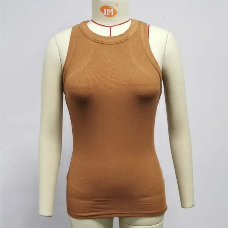 Casual Knitted T Shirt Women Fashion T-shirt Sexy Sleeveless Tshirt Summer Top Tee Woman Clothes Womens Clothing | Женская одежда