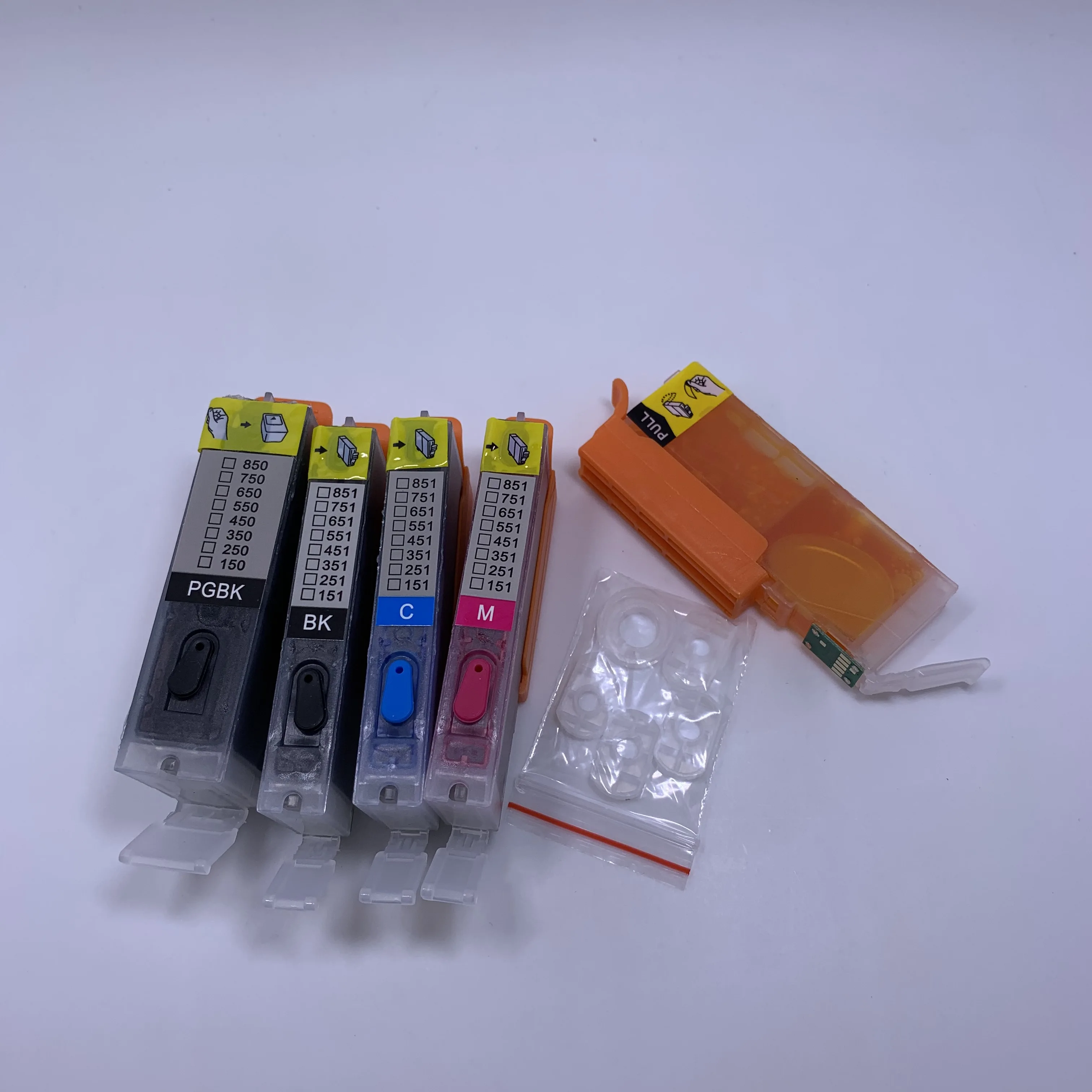 

YOTAT Full Refillable ink cartridge PGI-150XL PGI-150 CLI-151 for Canon PIXMA IP7210 MG5410 MG6310 MX721 MX921 MG7110