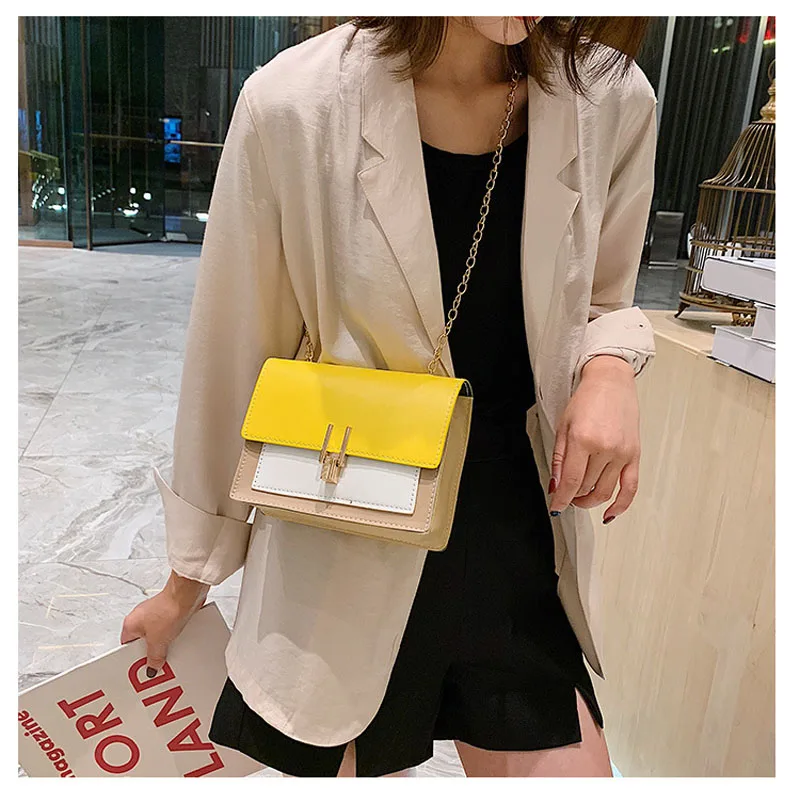 Сумка на плечо женская из искусственной кожи модная сумочка кросс-боди вечерний