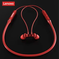 lenovo xe05 original bluetooth headphones wireless waterproof sport headset wnoise reduction mic magnetic neckband earphones
