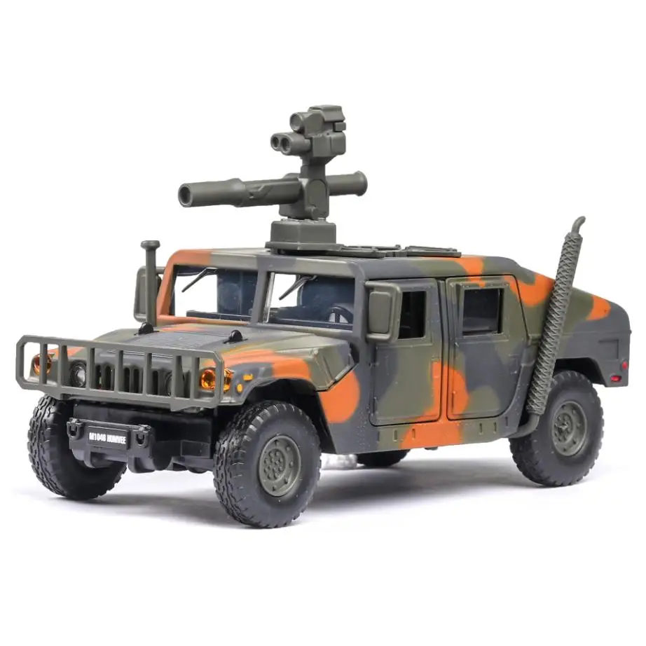 Лидер продаж литая модель автомобиля 1:32 в масштабе военный внедорожник Hummer M1046