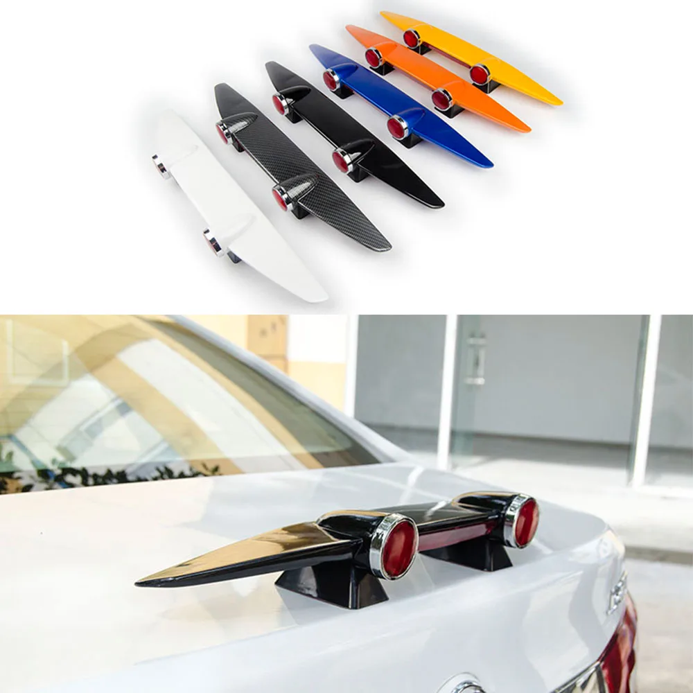

Car Hatchback Small Tail Wing Mini Sedan SUV Modified Tail Wing Support Installation of Painted Aircraft Tail Wing