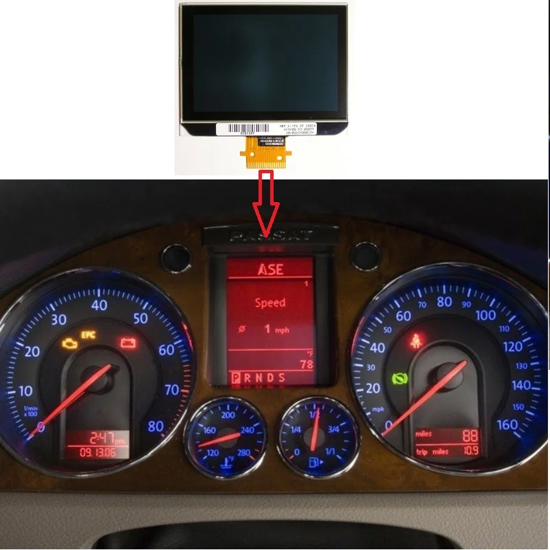 ЖК дисплей для приборной панели Bora GLI Tiguan Magotan MFA FIS Kombiinstrument LCD|ЖК-экраны и