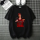 Футболка мужская с японским аниме SLAM DUNK Sakuragi Hanamichi, Модный брендовый Повседневный Свободный Топ с принтом манги, в стиле хип-хоп, Харадзюку