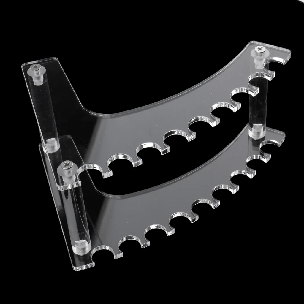 Прозрачная акриловая подставка для карандашей 9 слоев карандаш бровей макияж