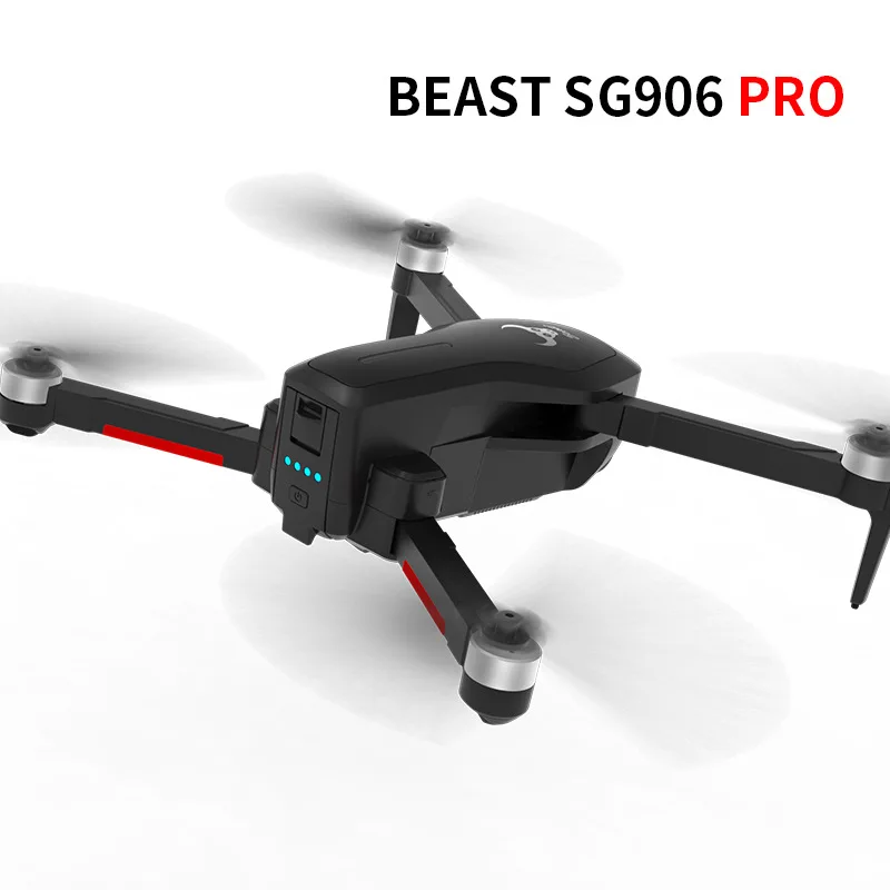 Квадрокоптер ZLRC SG906 Pro 5G Wi Fi FPV GPS 4k камера профессиональный 2 осевой противоударный