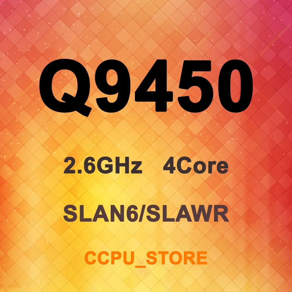 Core 2 Quad Q9450 SLAN6 SLAWR 66 ГГц 1333FSB 4 ядра потока 12 МБ 95 Вт LGA775 | Компьютеры и офис