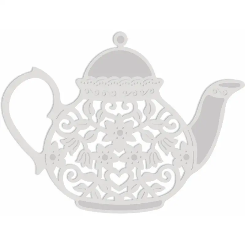 2020 Новый Чай вечерние металлический Трафаретный вырубной штамп горшок чашка и