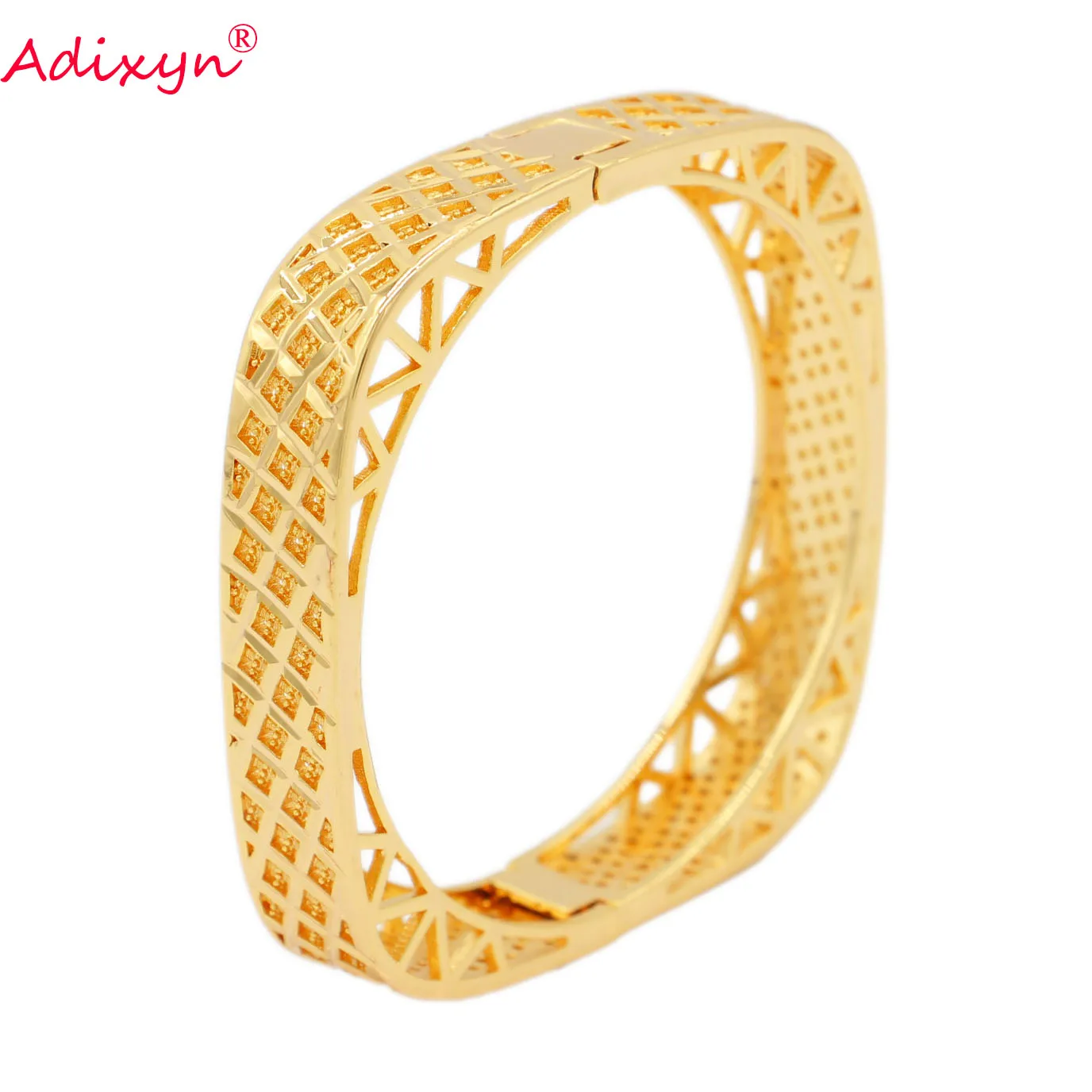 

Adixyn two Desigh Dubai Bangles for Women Gold Color Cuff Bangle African Jewelry Middle east Arab Party MOM Gifts N12275