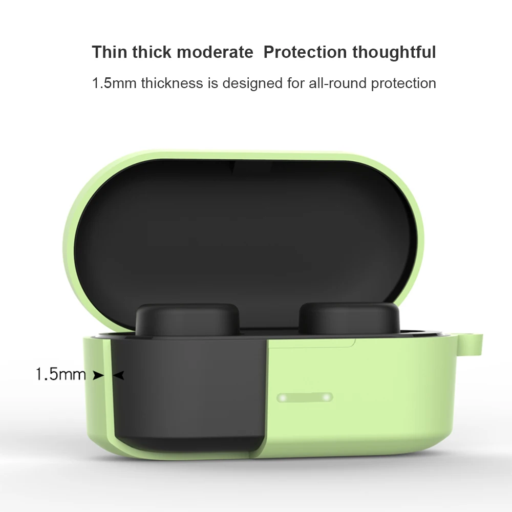 Силиконовый чехол для QCY T1/QS2 настоящие беспроводные Bluetooth наушники