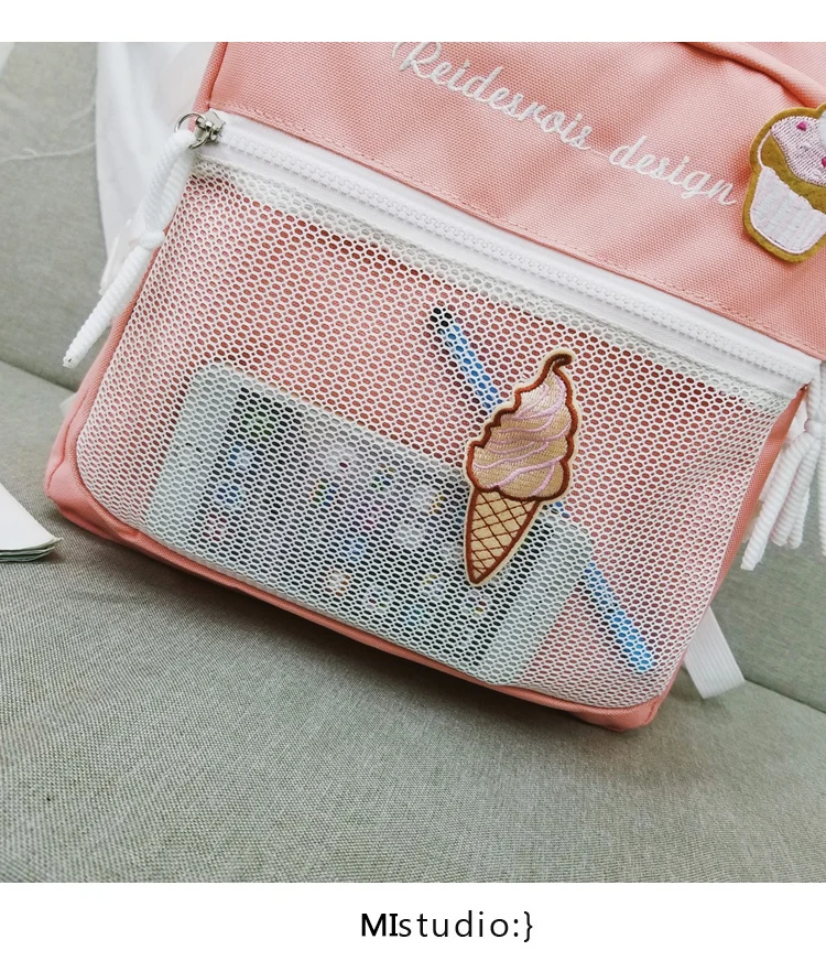 

Backpack Women Korean Harajuku High Capacity Campus Back Pack Leisure Travel Bag Student Schoolbag School Bags For Teenage Girls