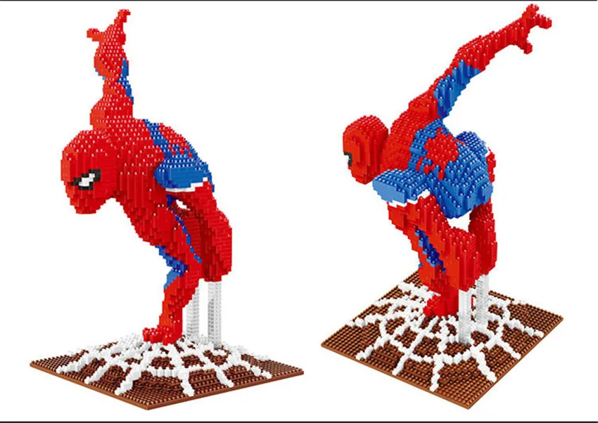 SJ ракета енот супер герой 3D модель DIY алмазные блоки кирпичи мини сборная игрушка Jouets Juguetes Игрушки