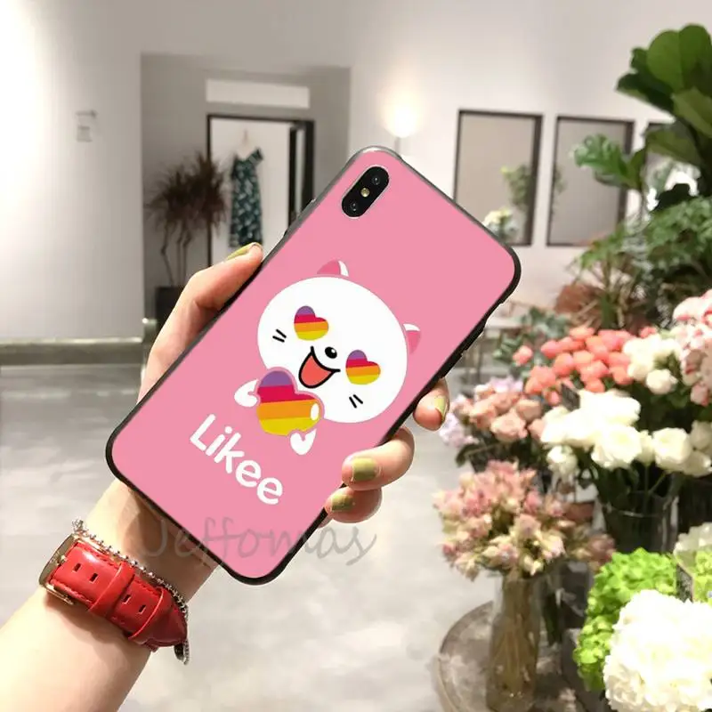 

Fashion Likee cat bear love heart Phone Case for iPhone 11 12 pro XS MAX 8 7 6 6S Plus X 2020 XR Mini