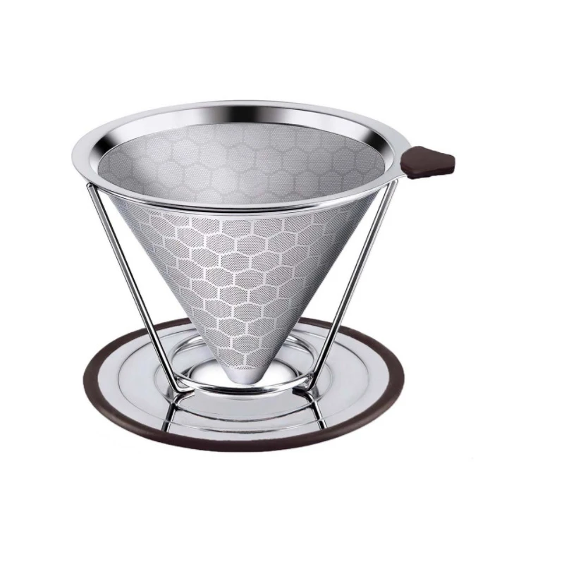 Многоразовый фильтр для кофе Imellow капельный из нержавеющей стали 304 ручной