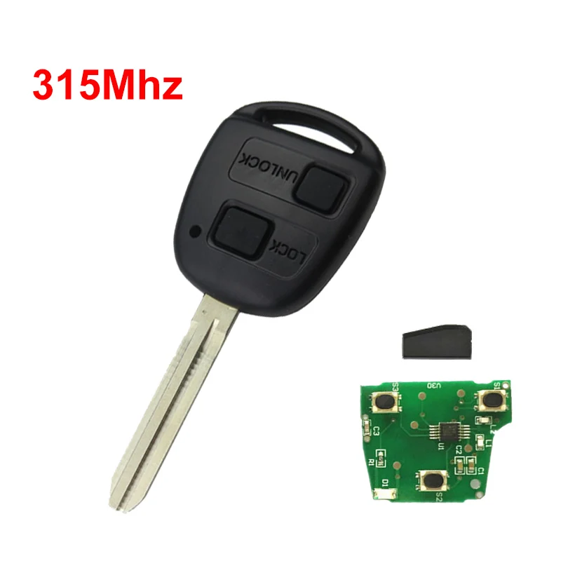 Окей Tech 2 3 кнопки 315/433 МГц 4D67 чип пульт дистанционного ключа для Toyota Camry Prado Corolla автоматическое дистанционное управление CAMRY 304 60030