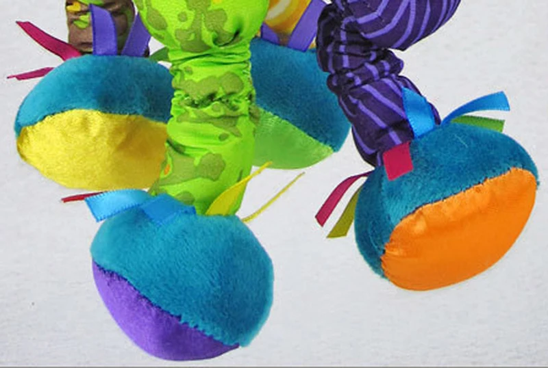 

New Hot Sale Baby Giraffe Rattles Plush Doll Toys Newborn Infant Stroller Crib Bed Hanging Appease Baby Toys