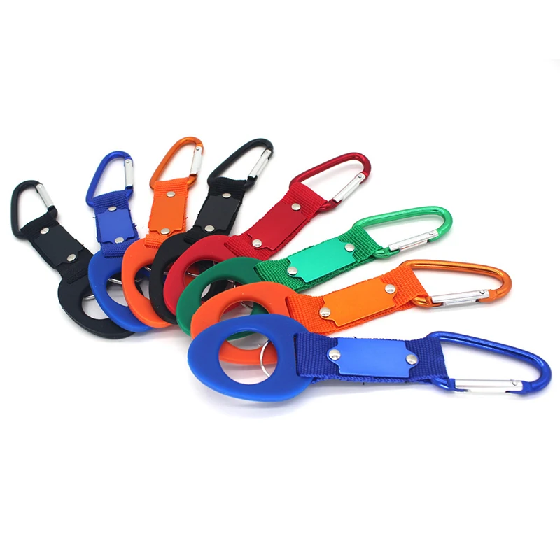 

Convenient Carrying Clip Water Bottles Hang Buckle Outdoor Camping Hiking Aluminum Hook Water Bottle Holder Clip Accessories