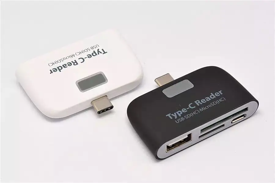 Новый концентратор USB 3 1 Type C кардридер с функцией OTG для телефонов на Android и ПК |