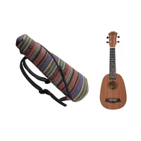 hot bohemian ukulele case bag for 21 inch 23 inch 10mm sponge padded sopranoconcert 21inch 4 strings ukulele