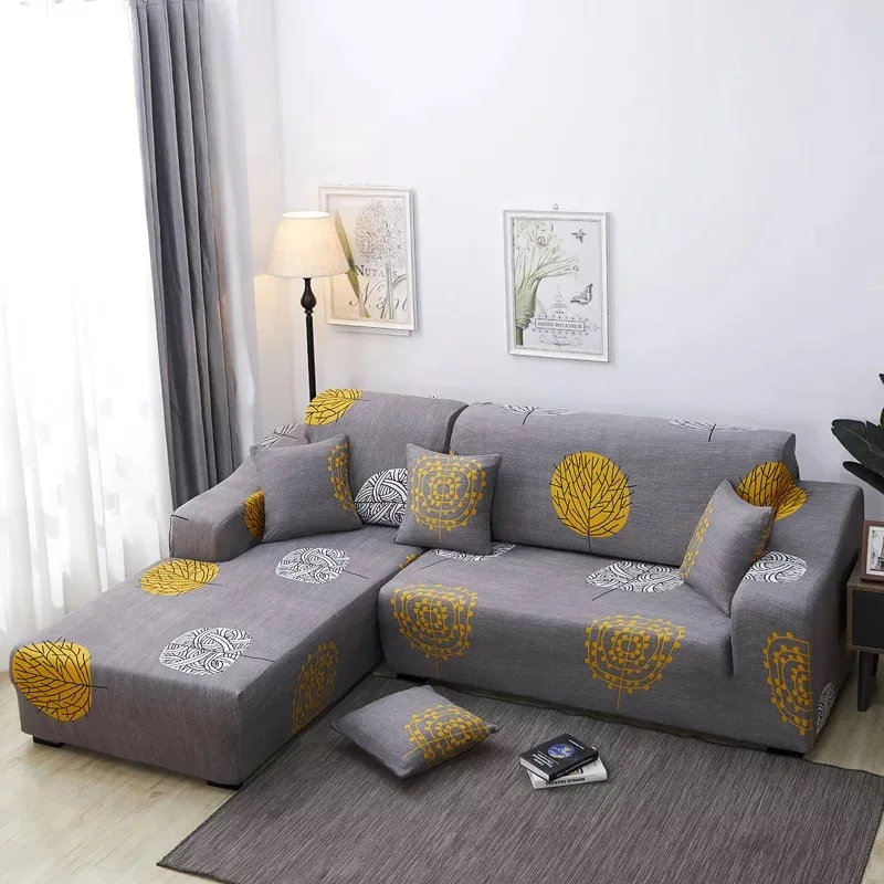 1/2 шт. угловой диван крышка Эластичный чехол для дивана секционные L Форма d