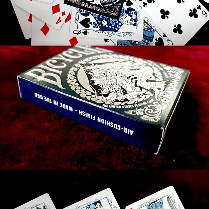 1 шт. карты East играющий дракон Волшебная категория для покера профессиональной