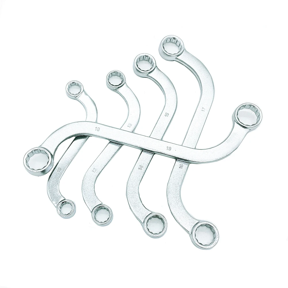 

5Pcs S-Shaped Curved Modified Set Auto Repair Tool For Quick Disassembly And Tightening Of Bolts And Nuts 8-22mm