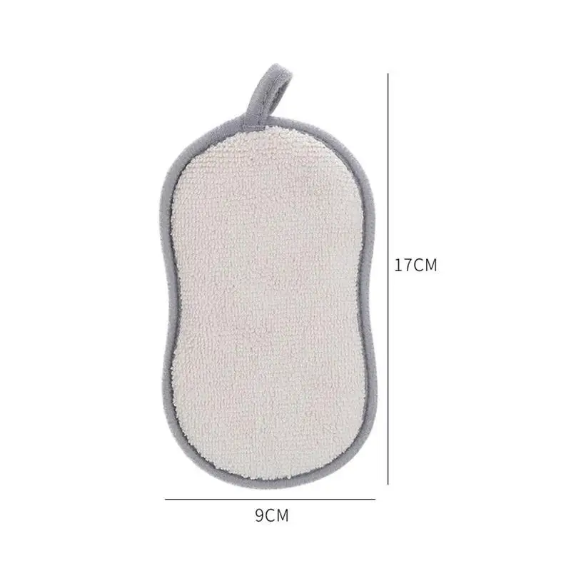 

Creative Double-sided Sponge Wipe Decontamination Thick Washing Pots And Dishes Kitchen Sponge Brush Brush Tools Three-laye P6W3