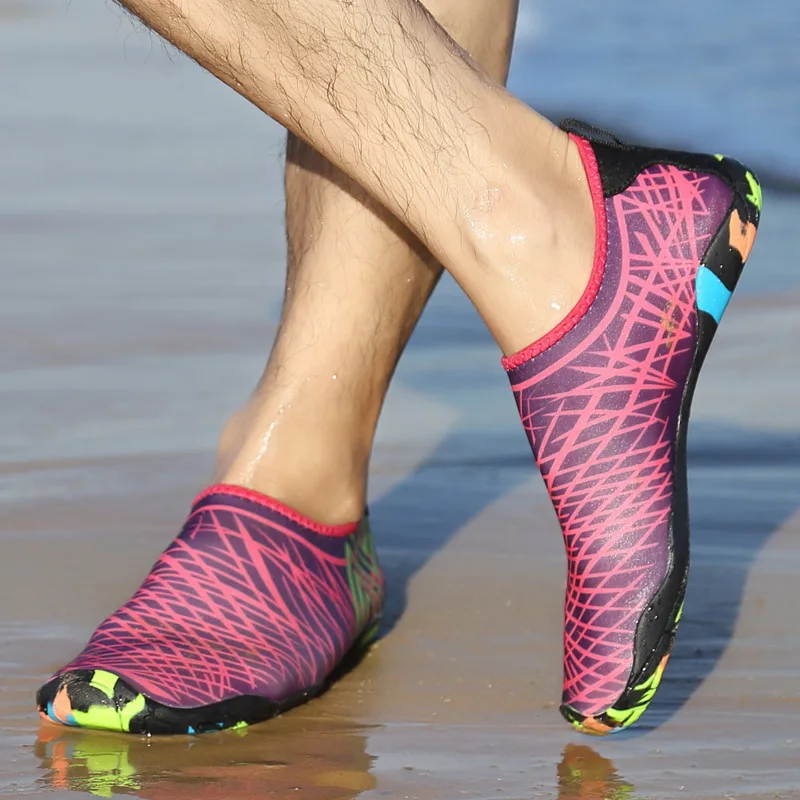 

Adult Unisex Flat Casual Shoes Outdoor Swimming Soft Cushion Beach Wading Seaside Diving Elastic Breath Walking Lover yoga Shoes