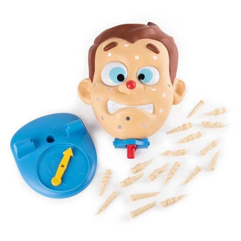 

Novelty Toys Simulate Face Shape Squeeze Acne Toy Popping Pimple Parent-Child Board Game Funny Family Party Games