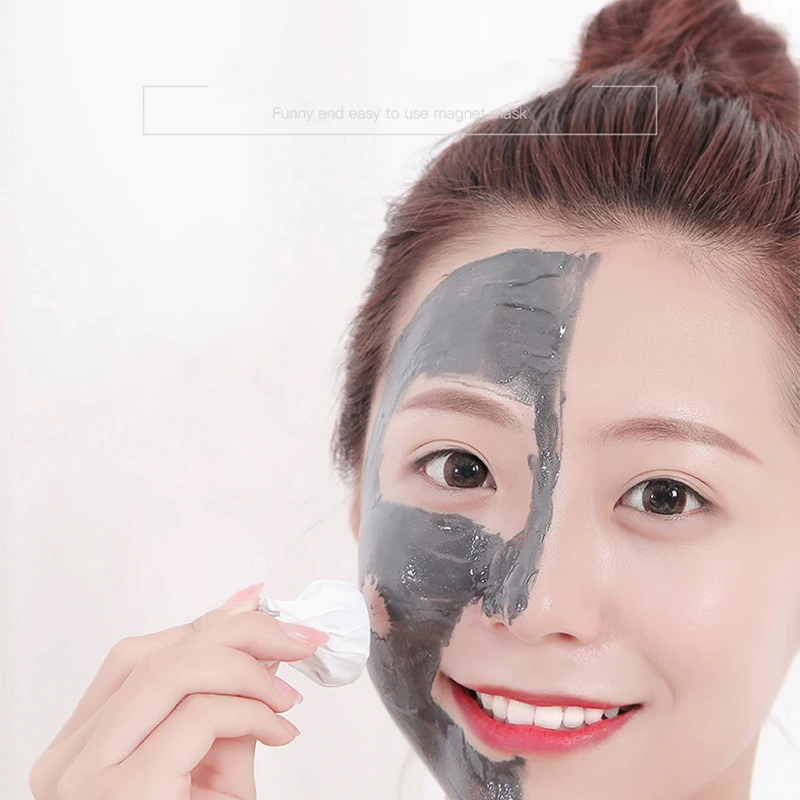 5 Minutes Mineral Rich Magnetic Face Mask Pore Cleansing Removes Skin Impurities Seaweed Mask+ Spatula + Magnet | Красота и здоровье