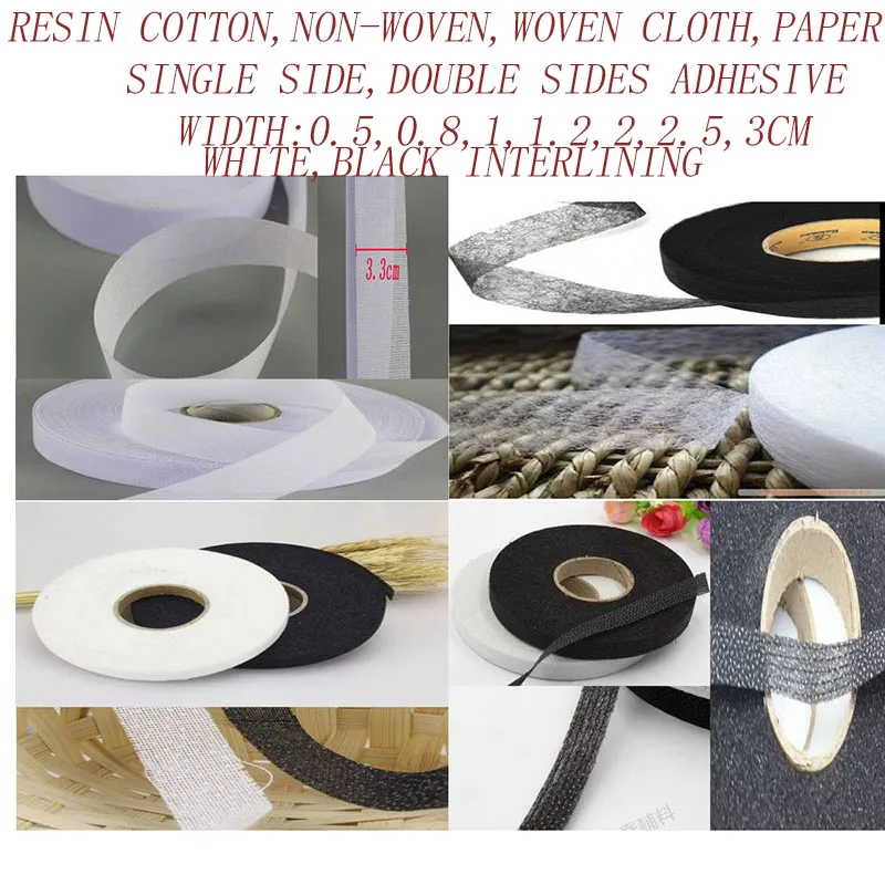 Двухсторонняя клейкая Нетканая бумага из смолы 0 5 3 см мягкая Толстая кромка с